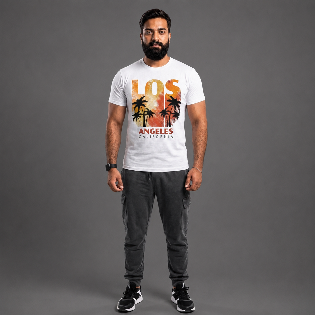 Los Angeles Sunset Palm T-Shirt