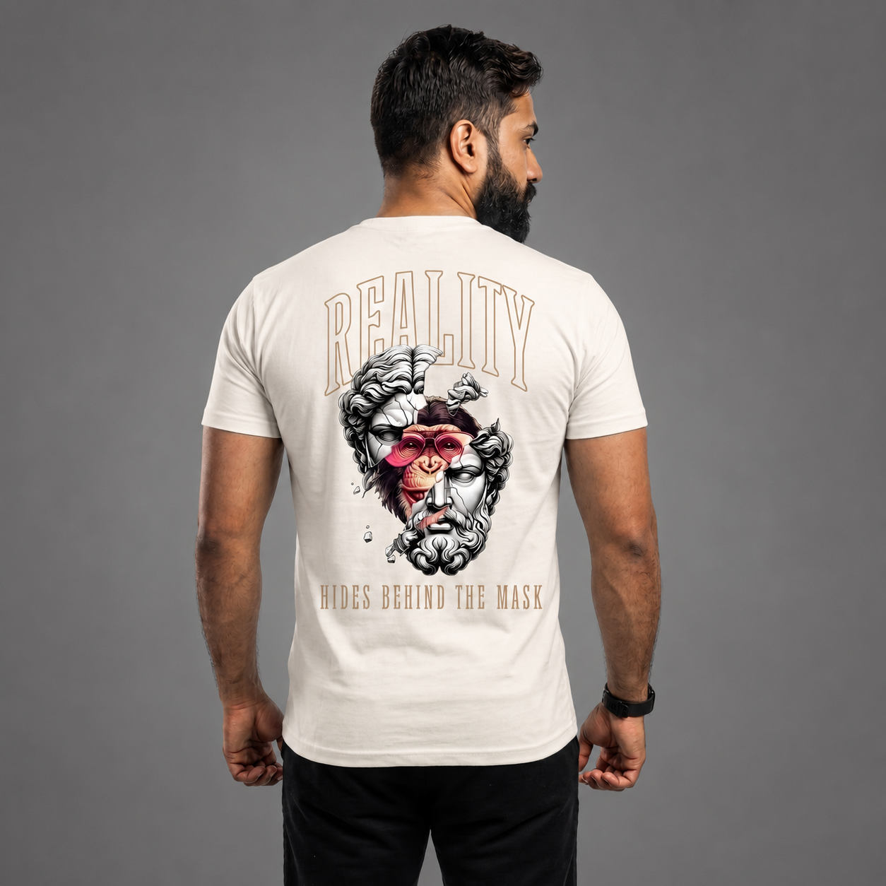 Reality Mask Graphic T-Shirt