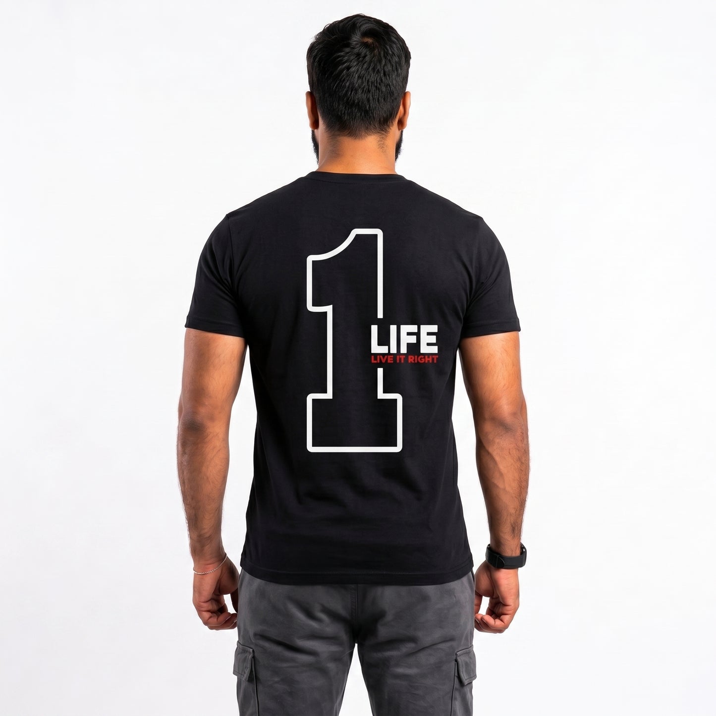One life black tshirt