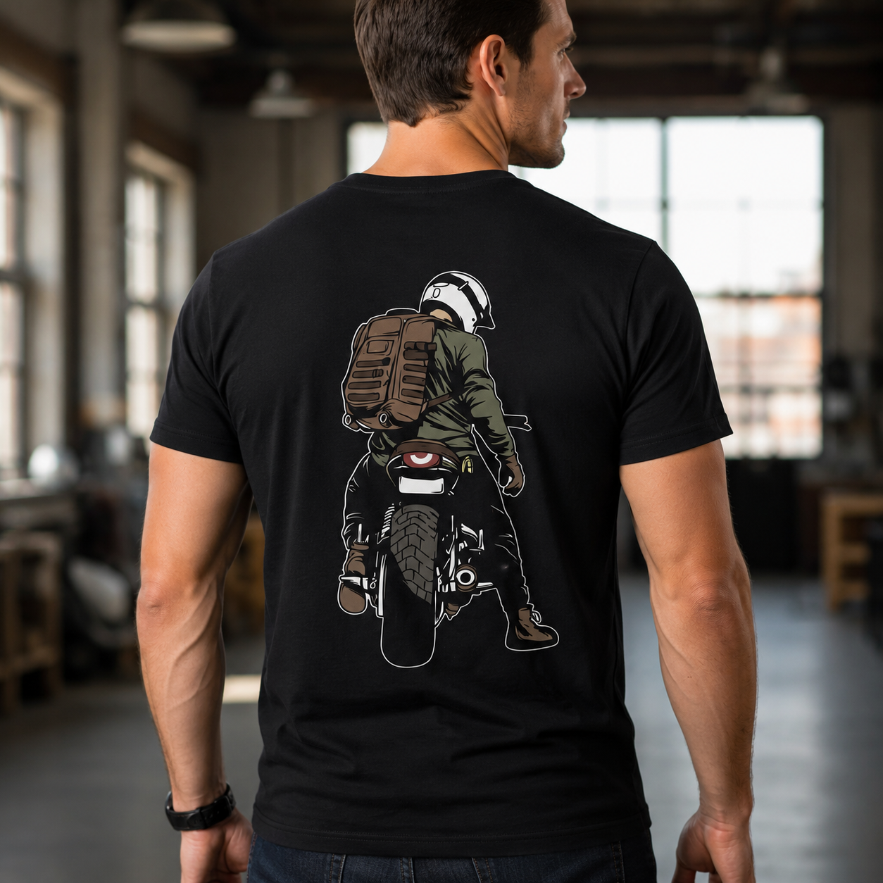 Adventure Motorcycle Rider T-Shirt