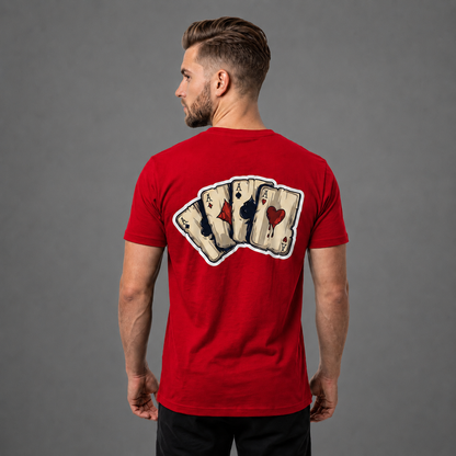 Royal Aces Cards Print T-Shirt