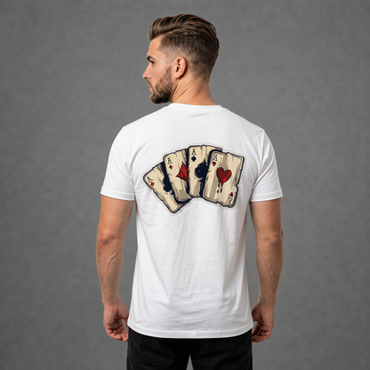 Royal Aces Cards Print T-Shirt