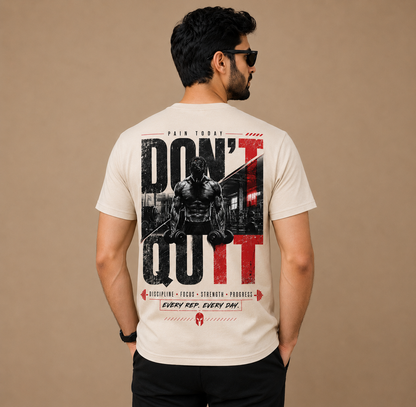 Don't Quit" Motivational Gym T-Shirt