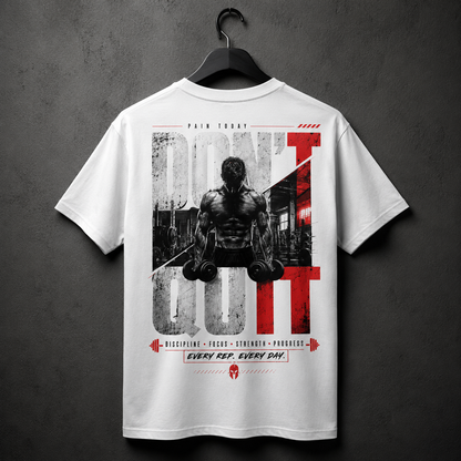 Don't Quit" Motivational Gym T-Shirt