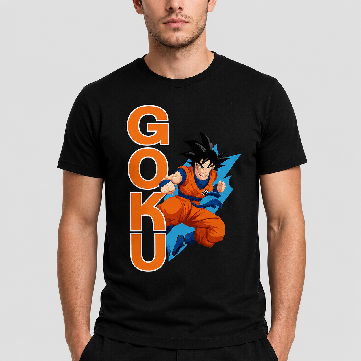 GOKU Anime Graphic Print T-Shirt