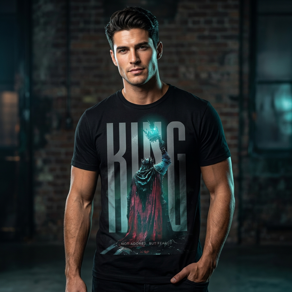 KING  "Not Adored, But Feared" T-Shirt