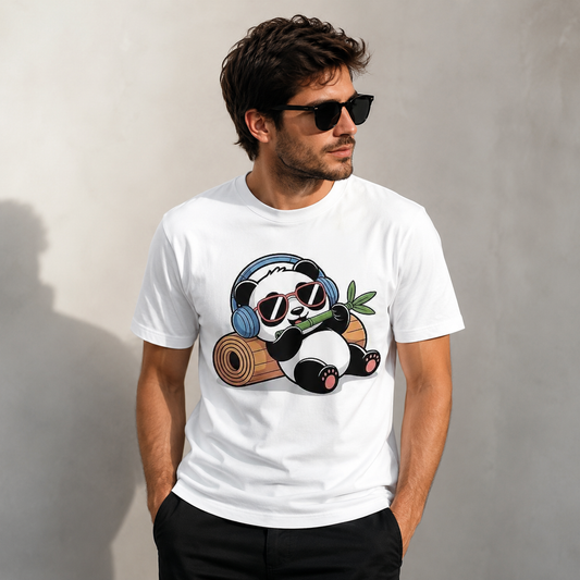 Cool Panda Graphic T-Shirt