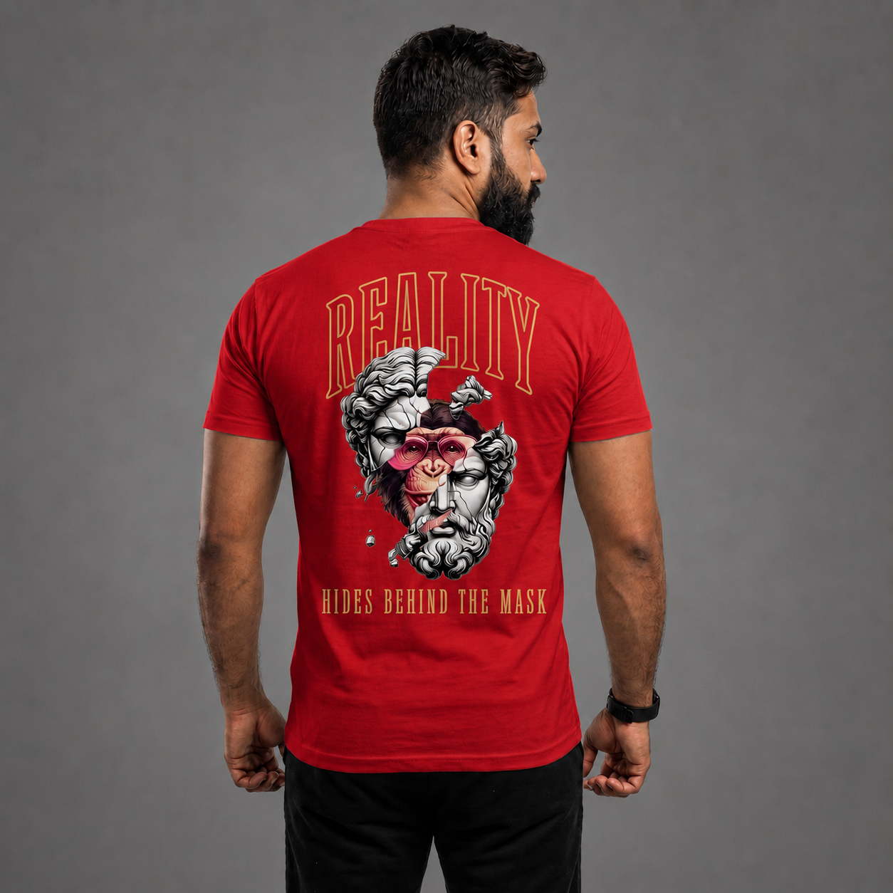 Reality Mask Graphic T-Shirt