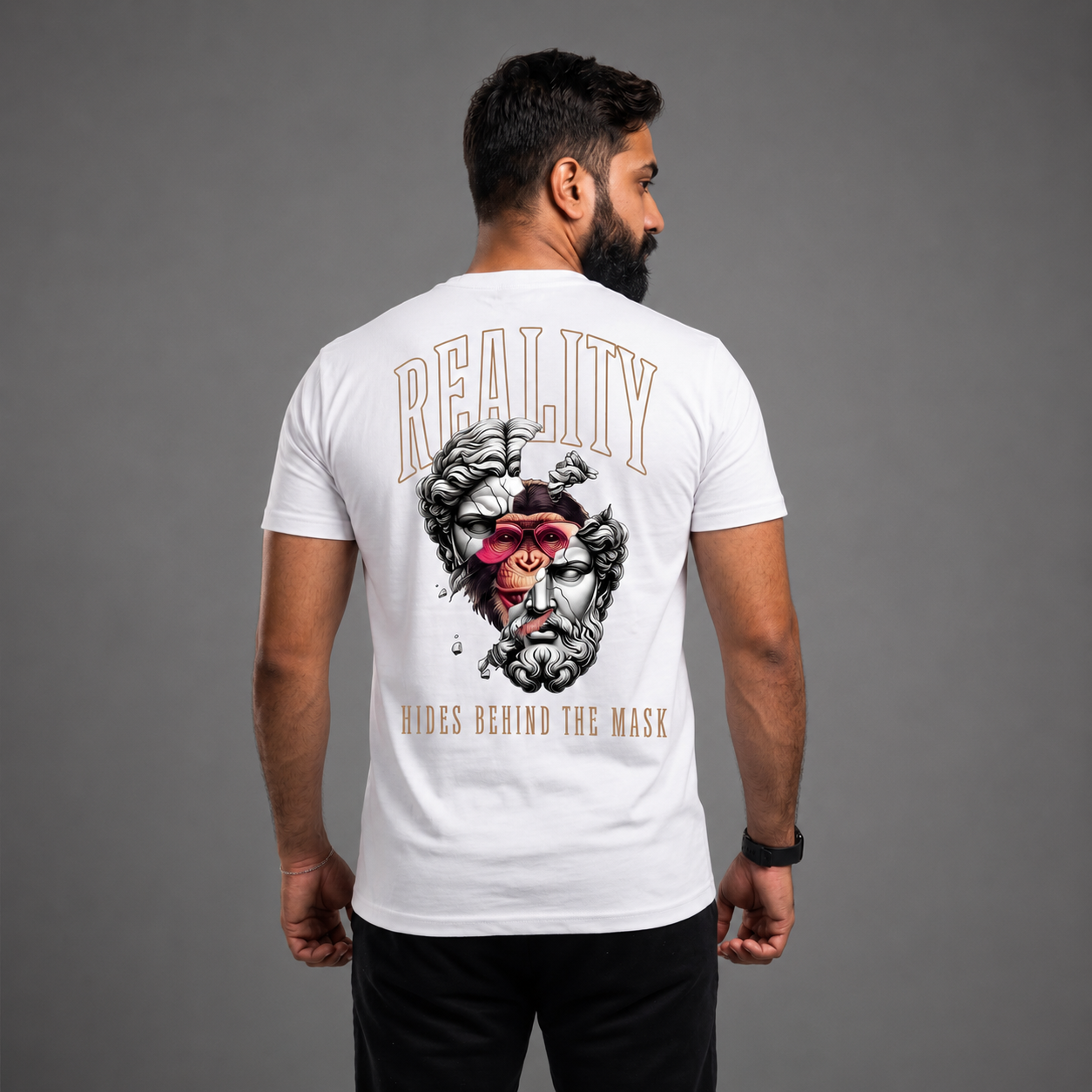 Reality Mask Graphic T-Shirt