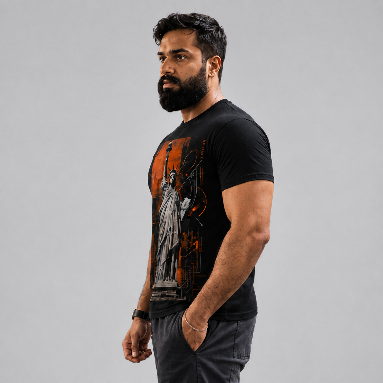 Statue of Liberty Graphic T-Shirt