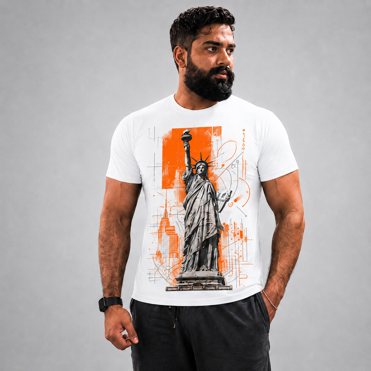 Statue of Liberty Graphic T-Shirt