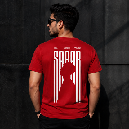 SABAR Men Graphic Print T-Shirt