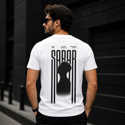 SABAR Men Graphic Print T-Shirt