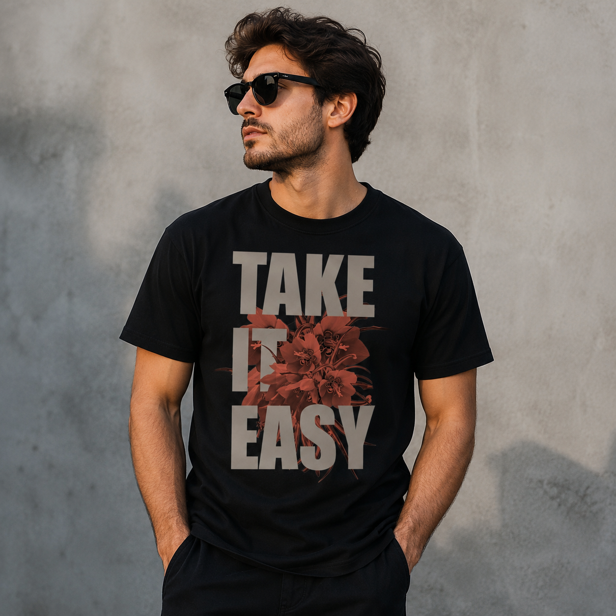 Take It Easy Floral T-Shirt