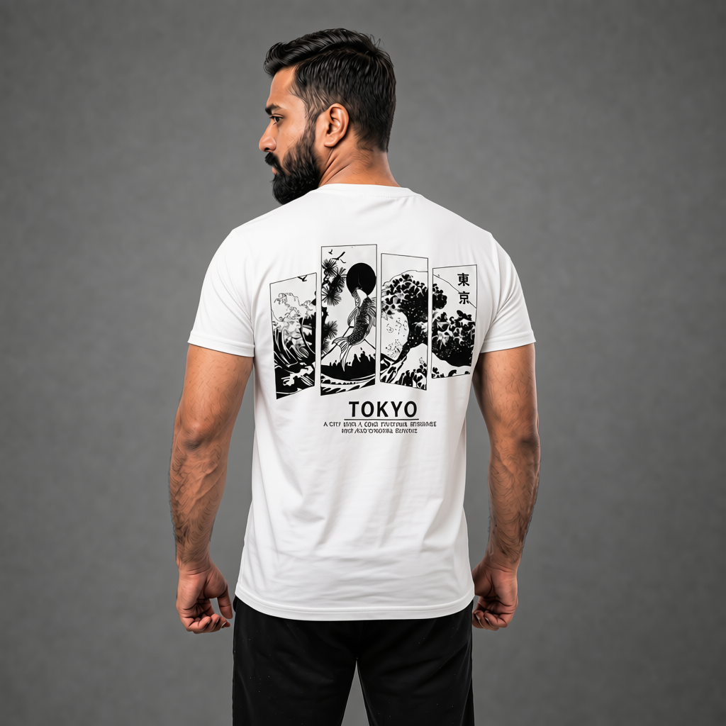 Tokyo Japanese Art Graphic T-Shirt