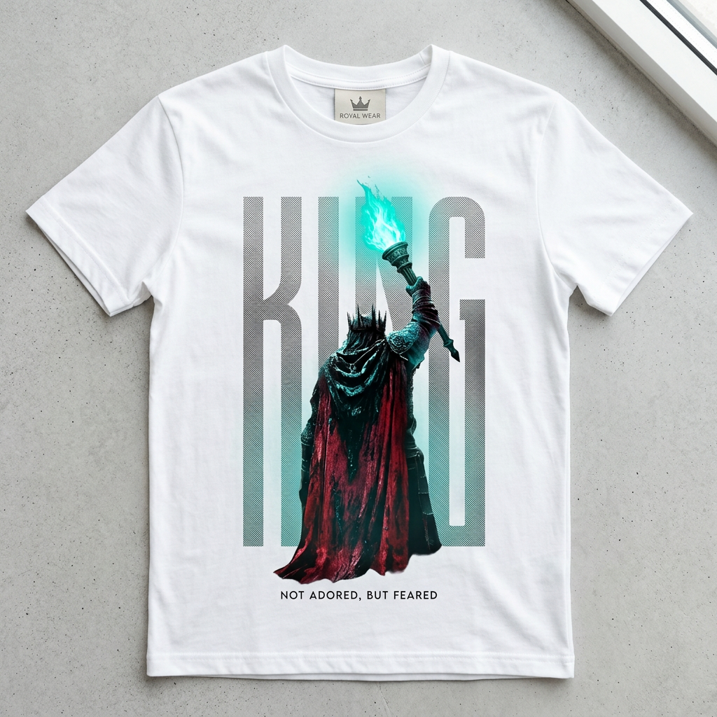KING  "Not Adored, But Feared" T-Shirt
