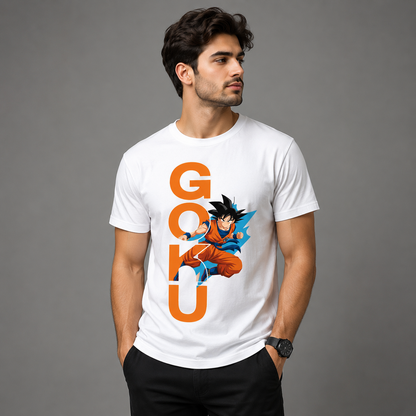GOKU Anime Graphic Print T-Shirt