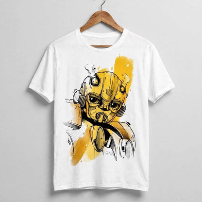 Men Robot Print T-Shirt